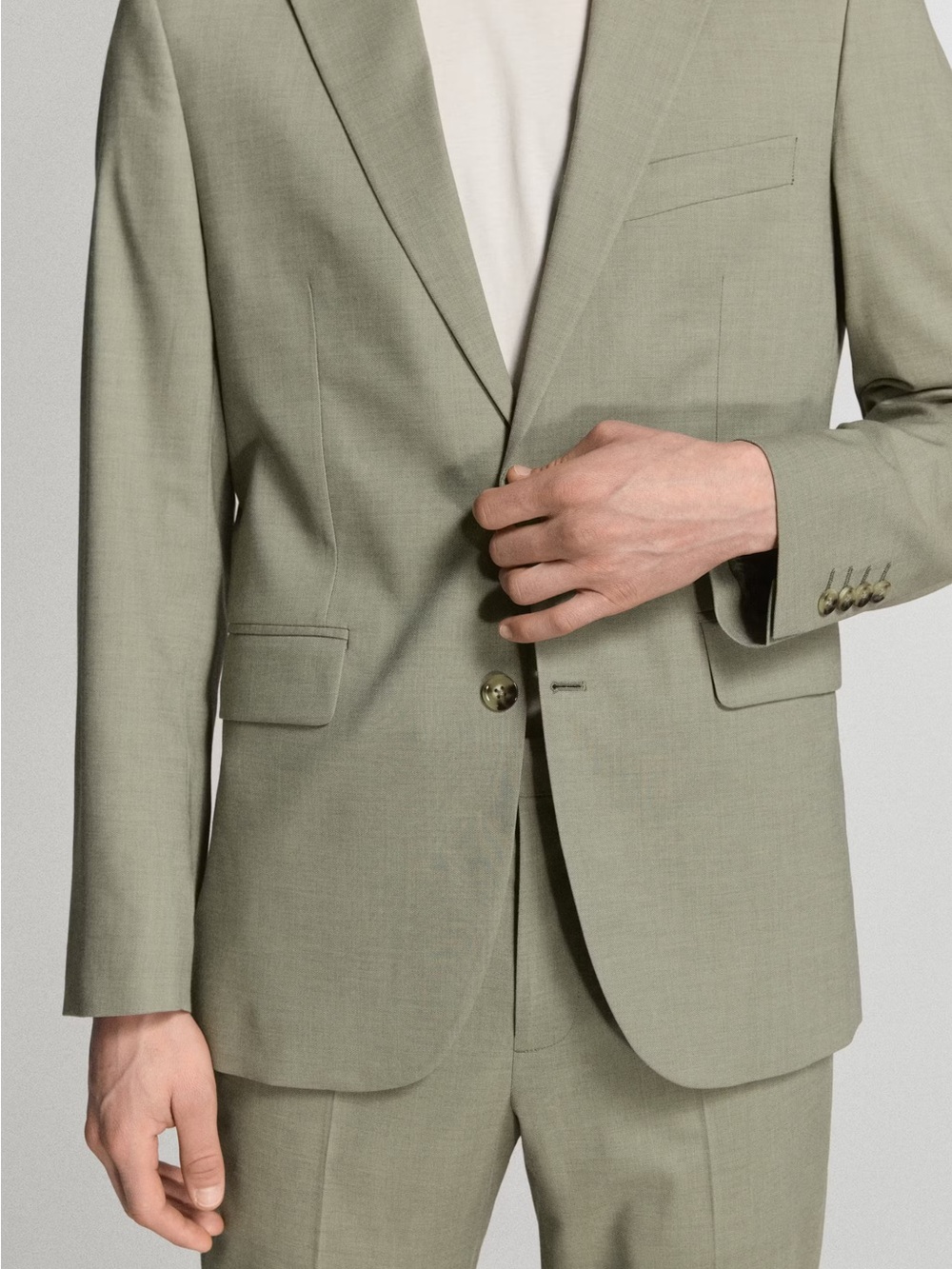 NWT Mango  MILAN SLIM-FIT SUIT BLAZER - Picture 6 of 12